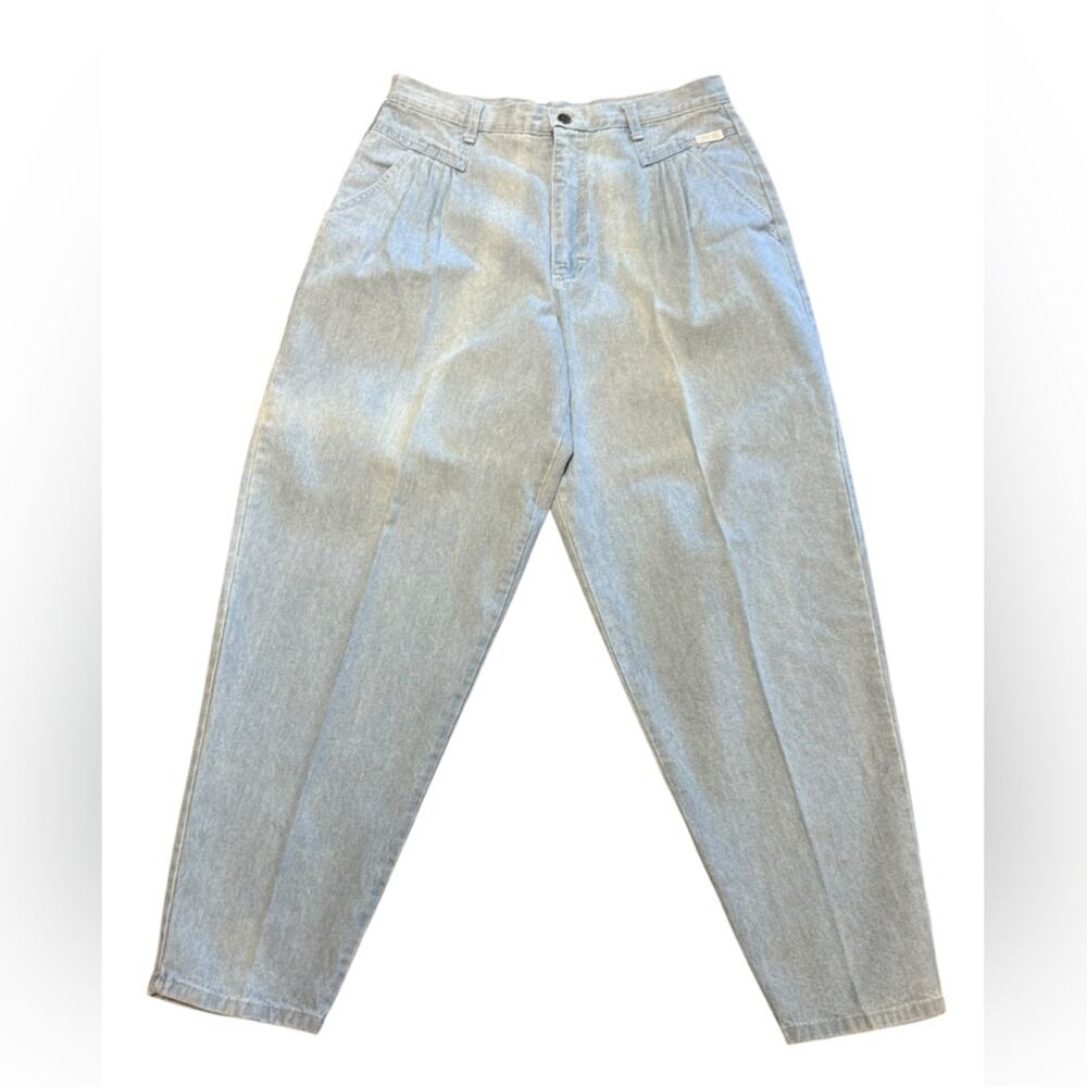 Vintage Cherokee Women's Size 16 Denim Baggy Jeans in Light Blue Made in USA